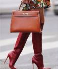Сумка Hermes Kelly Brown 32 cm